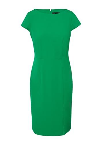 comma Tailliertes Kleid mit seitlich geschlitztem Saum und U-Boot-Ausschnitt smaragd 38 comma Tailliertes Kleid mit seitlich geschlitztem Saum und U-Boot-Ausschnitt smaragd 38 von comma