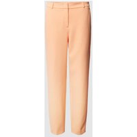 comma Tapered Fit Stoffhose mit Logo-Applikation in Apricot, Größe 34/32 von comma