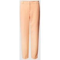 comma Tapered Fit Stoffhose mit Logo-Applikation in Apricot, Größe 38/32 von comma