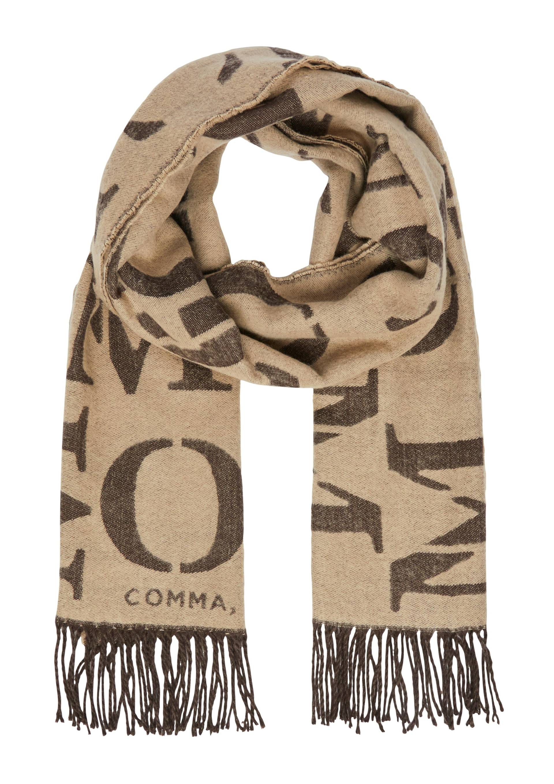 comma - Tuch braun|beige von comma