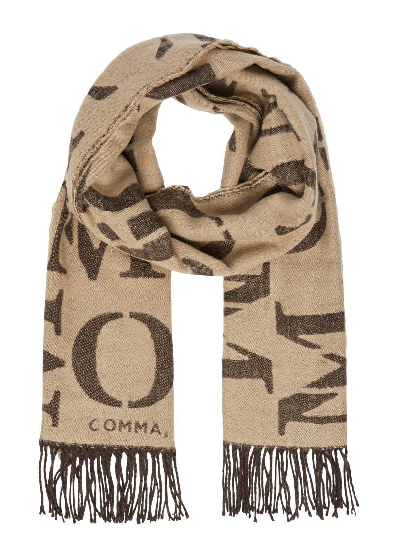 comma - Tuch braun|beige von comma