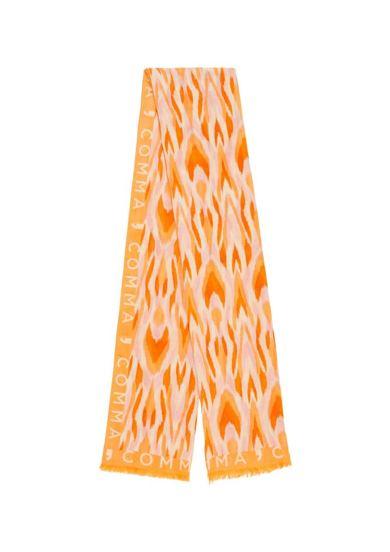 comma - Tuch mehrfarbig|orange - Gr. - OS von comma