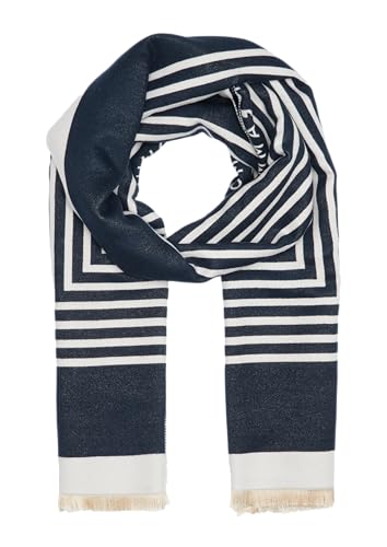 comma Weicher Jacquard-Schal aus Viskosemix navy ONESIZE von comma