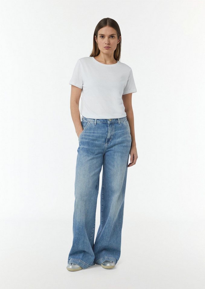 comma Weite Jeans Jeans-Hose Jeans mit Wide Leg von comma