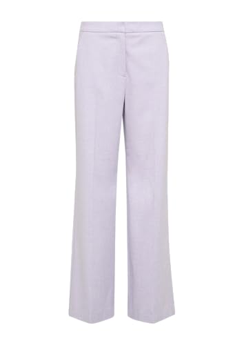 comma Wide-Leg-Hose aus fließendem Flanell Lavendel 34 von comma