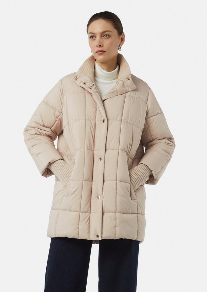 comma Winterjacke Outdoor-Jacke Oversized Steppjacke mit Ripp-Details von comma