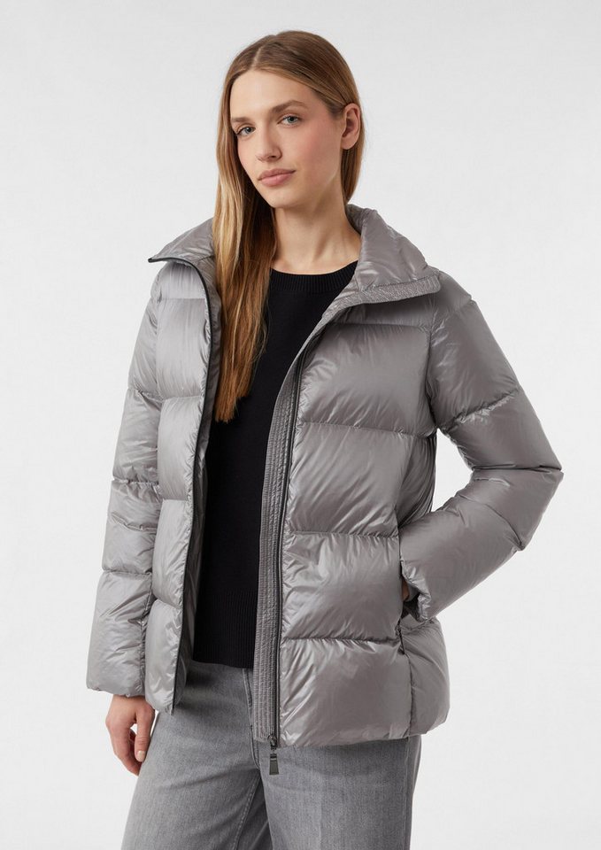 comma Winterjacke Outdoor-Jacke Schimmernde Daunenjacke mit Stehkragen von comma