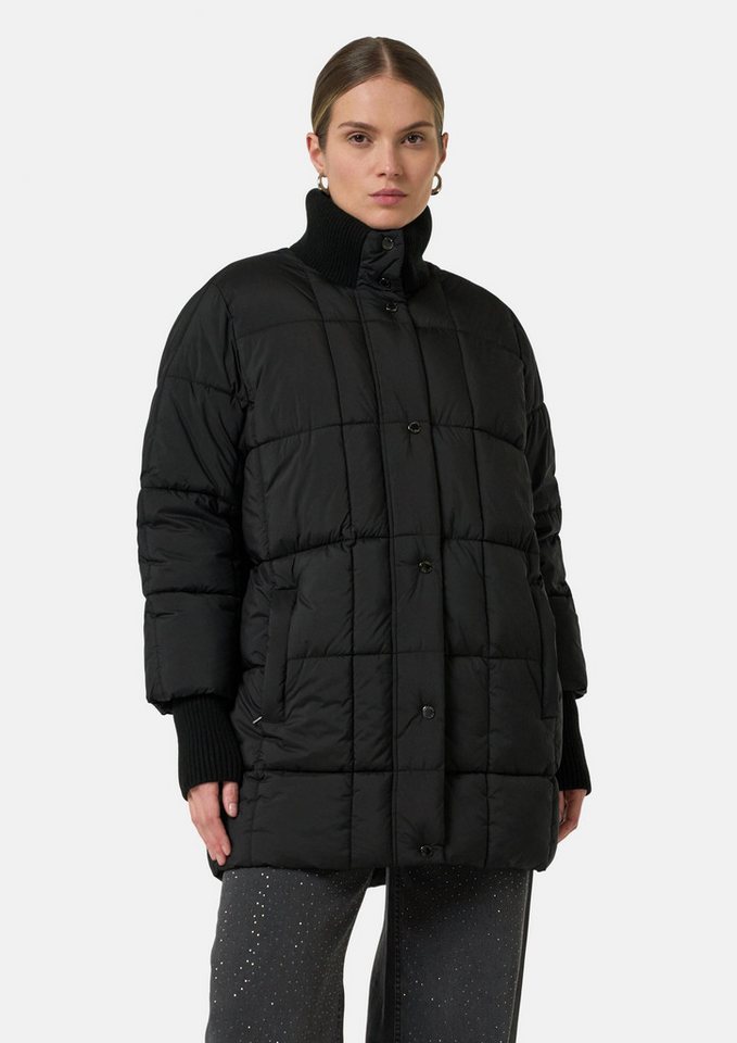 comma Winterjacke Outdoor-Jacke Oversized Steppjacke mit Ripp-Details von comma