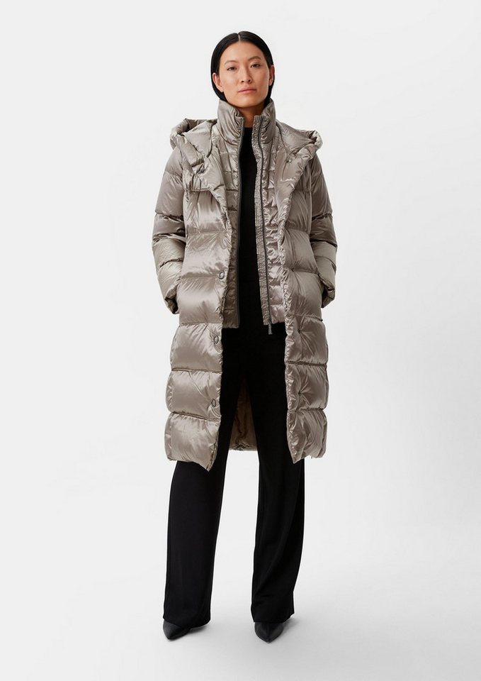 comma Wintermantel Outdoor-Mantel Daunenmantel im Metallic-Look von comma
