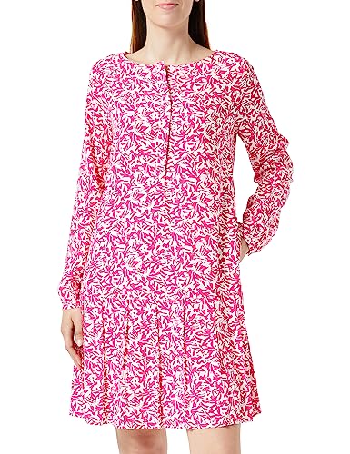comma Damen 60.2.61.20.200.2135402 Kleid, 01B4 pink|weiß, 34 von comma