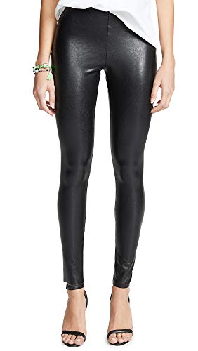 commando Women's Perfect Control Faux Leather Leggings, Black, Medium von Commando