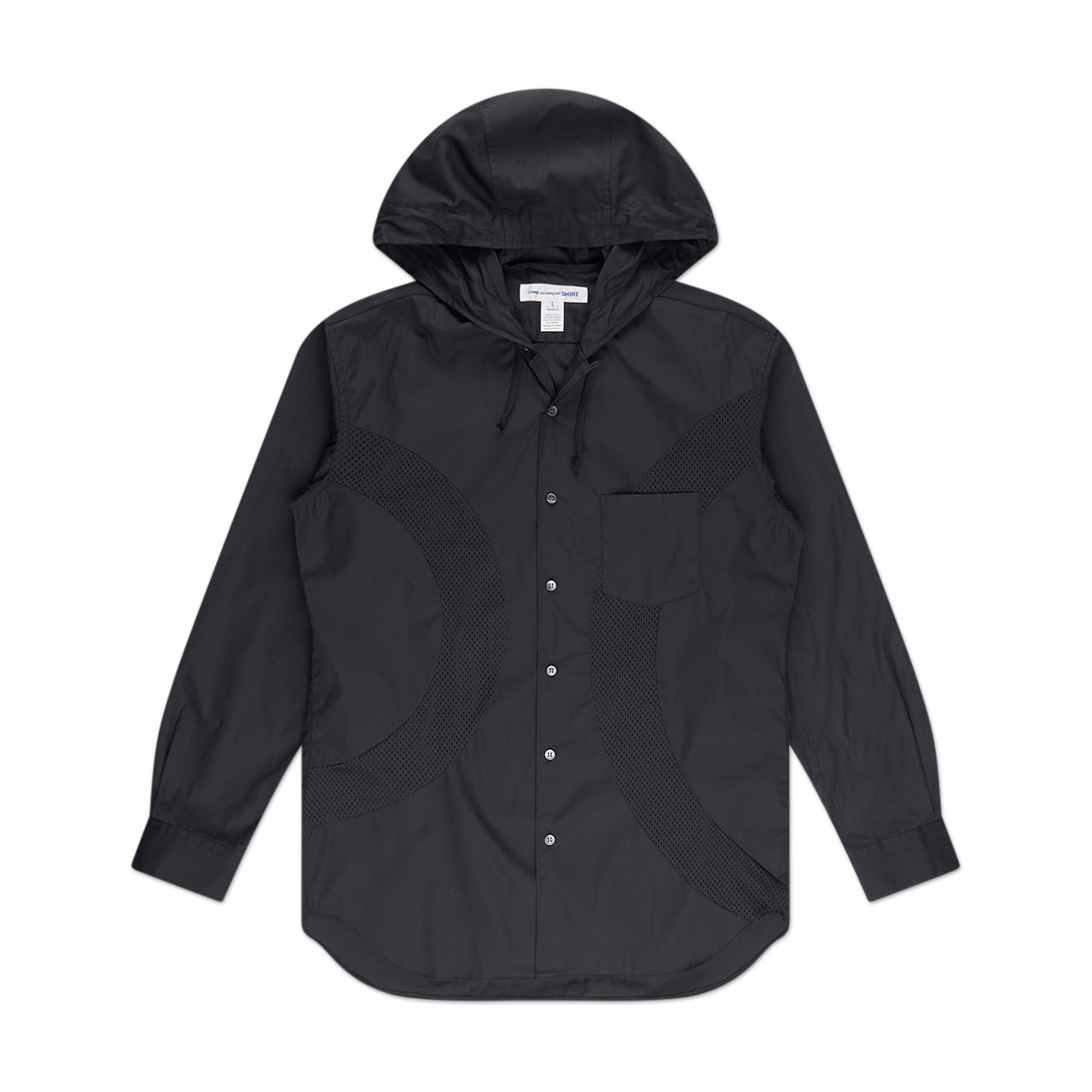 comme des garçons shirt woven shirt (black) von comme des garçons shirt