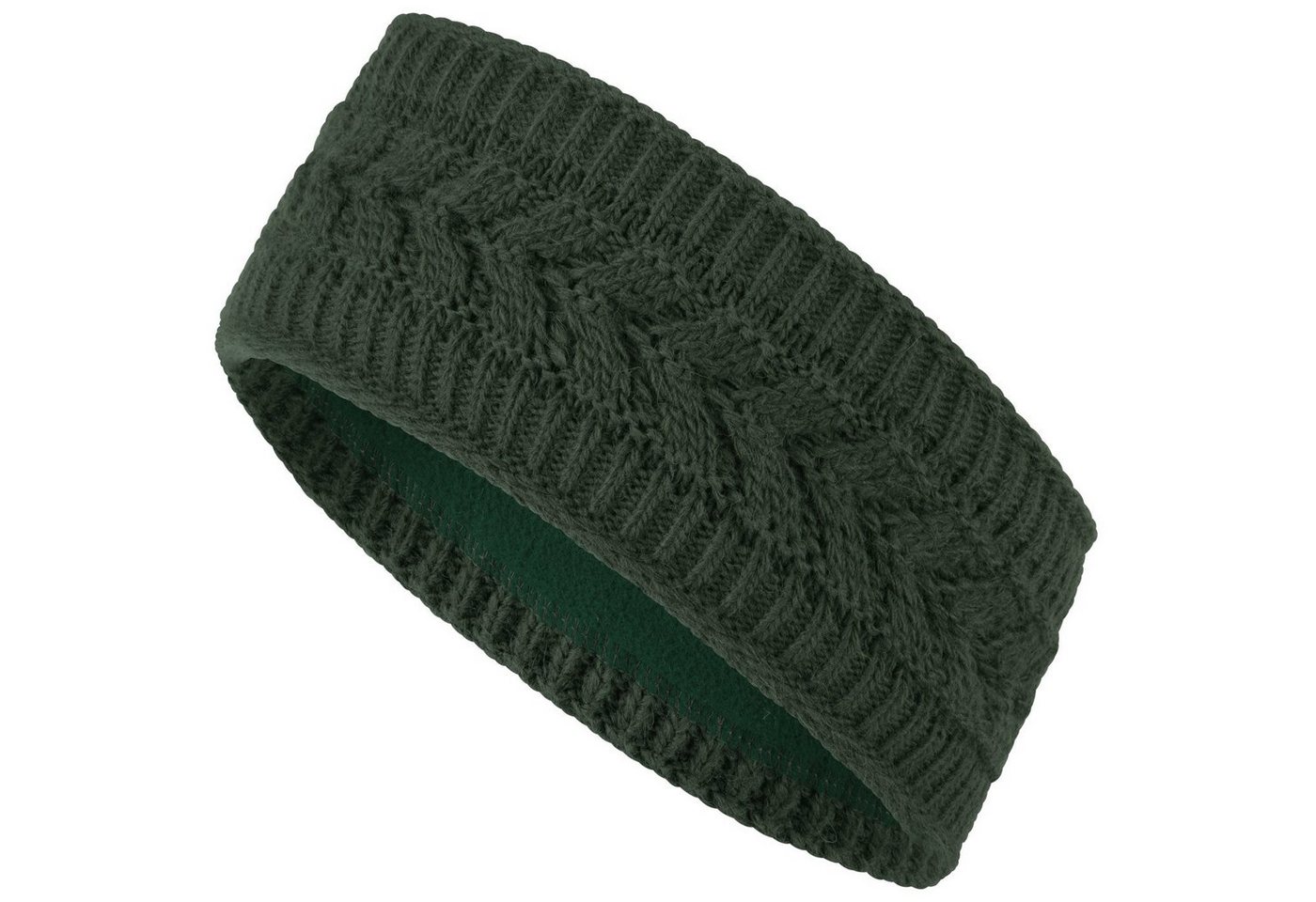 compagno Stirnband (1-St) Stirnband gefüttert Damen Strickband Winterstirnband Ohrenschützer Band Kopfband Winter von compagno