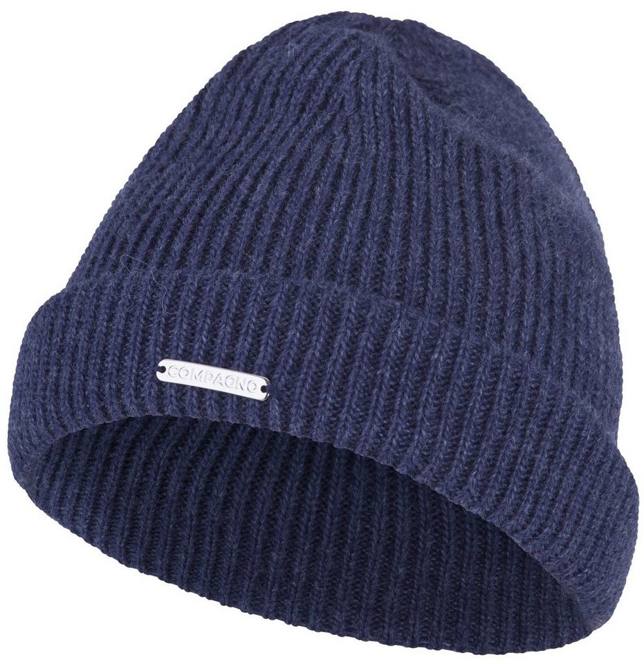 compagno Strickmütze (1-St) Kindermütze Wintermütze Beanie Jungen Mädchen Strickmütze 2-10 Jahre von compagno