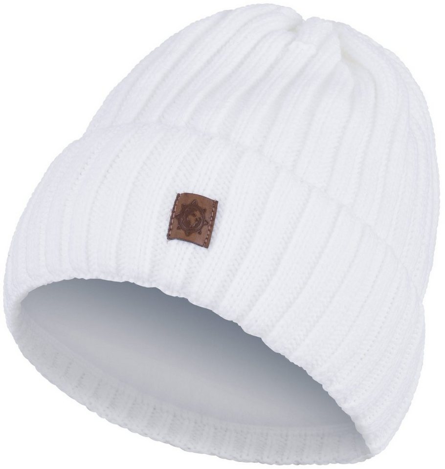 compagno Strickmütze (1-St) Kindermütze Wintermütze Jungen Mädchen Strickmütze 2-10 Jahre Beanie von compagno