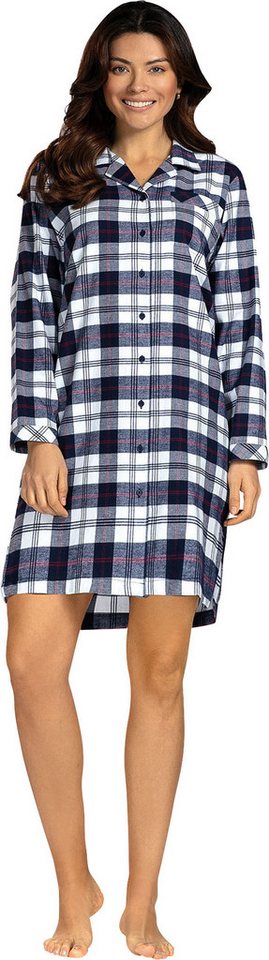 comtessa Nachthemd Damen-Nachthemd Flanell Karo von comtessa