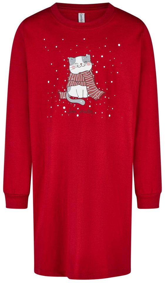 comtessa Nachthemd Iceberg Buddies (1-tlg., 1-teilig) Mädchen Sleepshirt lang Pyjama Langarm Baumwolle von comtessa