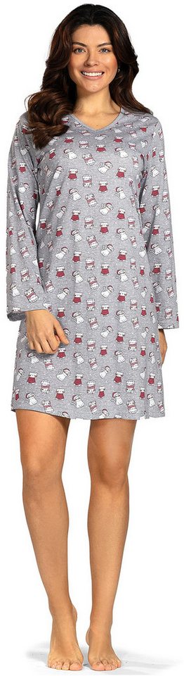 comtessa Nachthemd Lovely Dreams (Set, 1-tlg., 1-teilig) Damen Sleepshirt ca.95cm Schlafshirt Baumwolle große Größen von comtessa