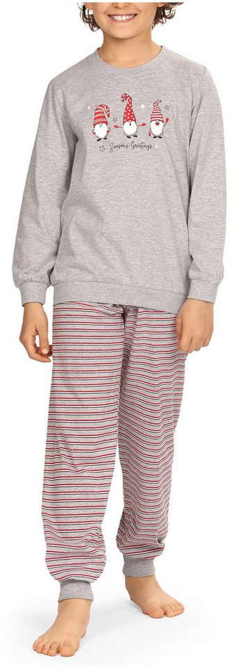 comtessa Schlafanzug Comte Kids (Set, 2 tlg., 2-teilig) Unisex Mädchen Jungen Schlafanzug Pyjama Baumwolle Bündchen Gnome von comtessa