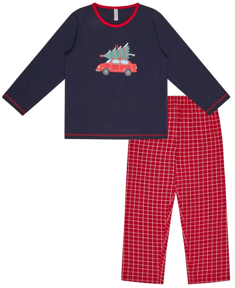 comtessa Schlafanzug Iceberg Buddies (Set, 2 tlg., 2-teilig) Mädchen Pyjama lang Langarm Baumwolle Winter von comtessa