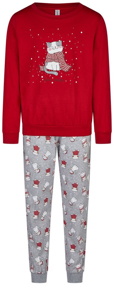 comtessa Schlafanzug Iceberg Buddies (Set, 2 tlg., 2-teilig) Mädchen Pyjama lang Langarm Baumwolle Winter von comtessa