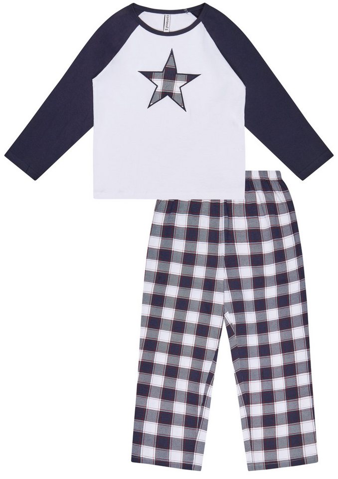 comtessa Schlafanzug Iceberg Buddies (Set, 2 tlg., 2-teilig) Mädchen Pyjama lang Langarm Baumwolle Winter von comtessa
