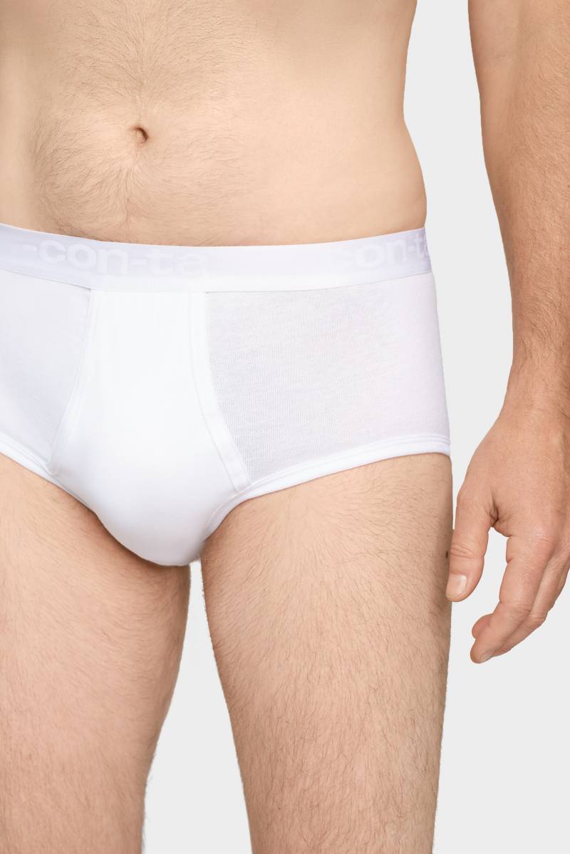 Baumwoll Slip mit Eingriff von con-ta