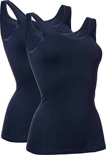 Con-ta Damen-Unterhemd 2er-Pack marine Größe 48 von con-ta