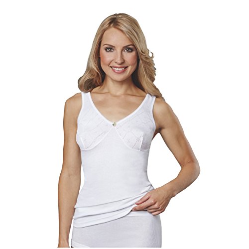 Conta Damen Achselhemd Doppelripp 5er Pack Größe 46 von con-ta