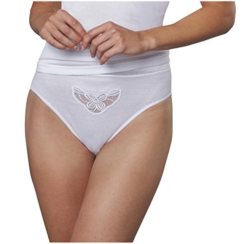 Conta Damen Taillenslip Premium 3er Pack Größe 44, Farbe weiß von con-ta