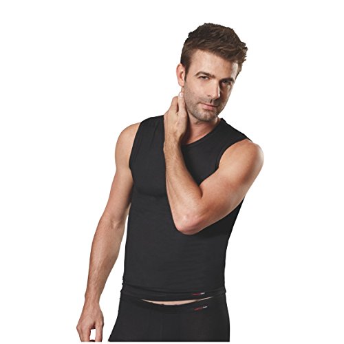 Conta Herren Shirt ohne Arm 3er Pack Größe 6 (L), Farbe weiß von con-ta