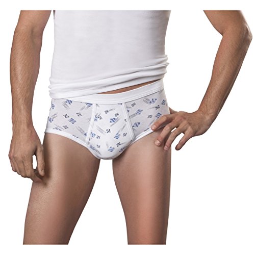 Conta Herren Slip weiß Bedruckt 5er Pack Größe 7 von con-ta