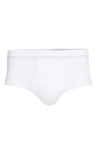 Conta Slip mit Eingriff Spar-Pack, Bequeme Unterwäsche für Herren im klassischen Design, aus 100% Baumwolle, weiß | Einzelpack, Gr.: 7/XL von con-ta