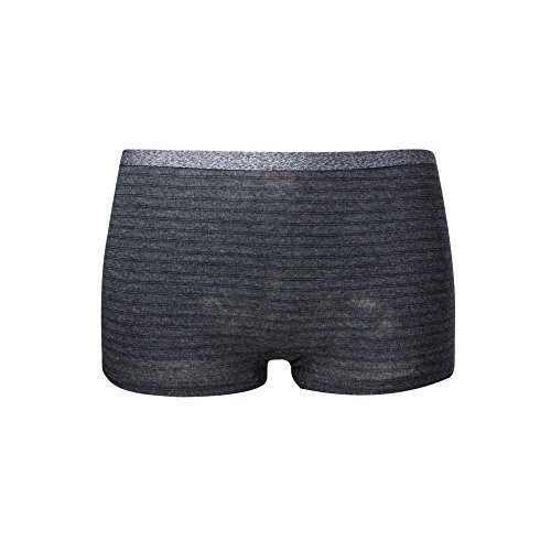 Conta Thermo Panty, bequemer Hipster mit natürlicher Baumwolle, wärmeisolierende Thermounterwäsche, Damenbekleidung, Sterling Geringelt, Größe: 42/L von con-ta