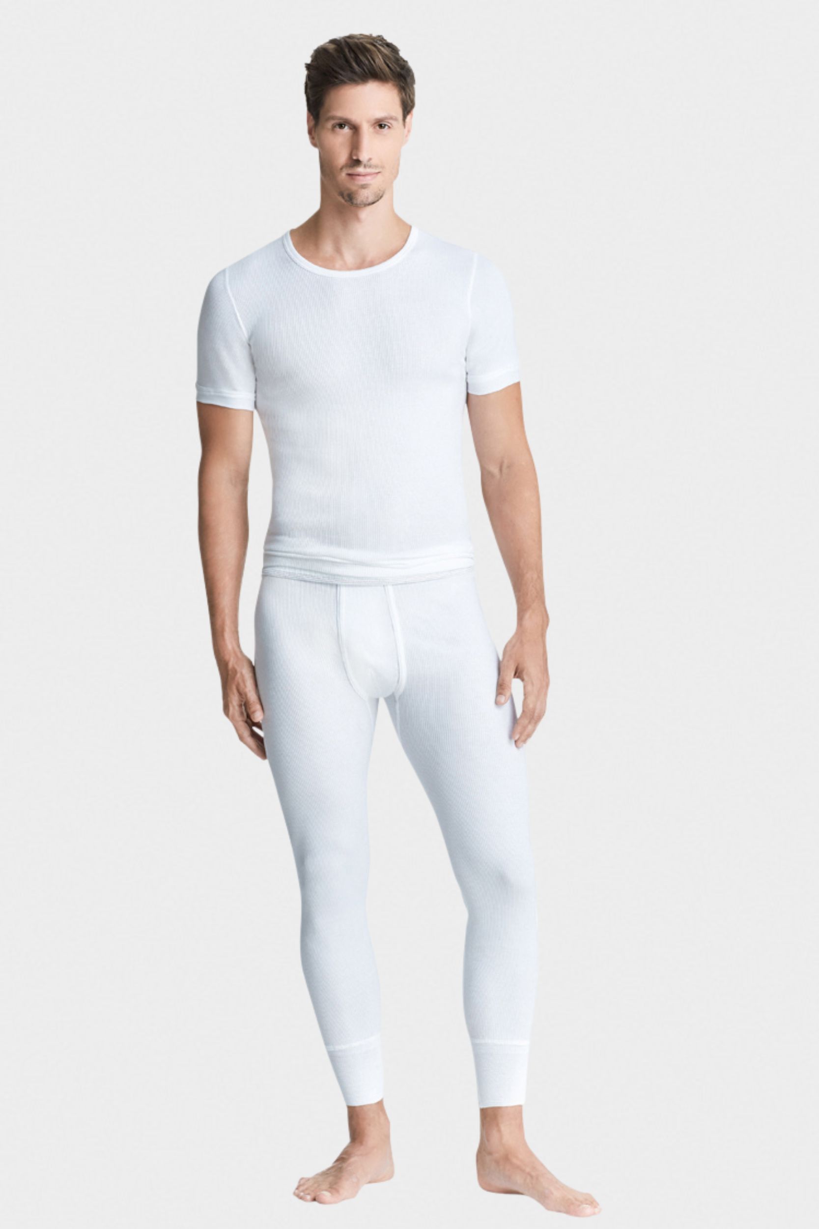 Doppelripp lange Hose mit Eingriff von con-ta
