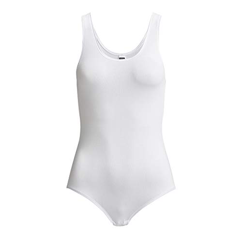 conta Achselbody, bequemer Body für Damen, Achselbody mit Slip & Druckknöpfen, aus weichem Modal, Damenunterwäsche, in weiß | Gr.: 40/M von con-ta