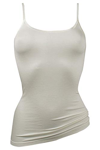 -con-ta Conta Damen Trägerhemd Spaghetti-Top Modal Unterhemdchen im 5er Pack Gr. 38 bis 50 40 Ecru (112) von -con-ta