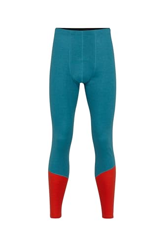 con-ta Conta Thermo Lange Hose Herren ohne Eingriff, zweifarbig, wärmeisolierende Unterwäsche, 75% Baumwolle,25% recyceltes Polyester,sportliches Design,Größen 5/M-9/3XL von con-ta