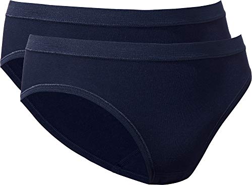 con-ta Damen-Hüftslip 2er-Pack Feinripp Marine Größe 38 con-ta Damen-Hüftslip 2er-Pack Feinripp Marine Größe 38 von con-ta