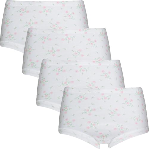 con-ta Damen-Taillenslip 4er-Pack Feinripp weiß Größe 46 von con-ta