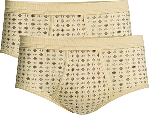 con-ta Herren-Slip 2er-Pack Feinripp Sand Größe 9 von con-ta