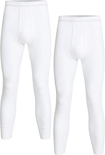 con-ta Herren-Unterhose, lang 2er-Pack Doppelripp weiß Größe 7 von con-ta