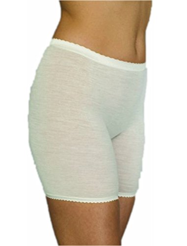 con-ta Normalbeinschlüpfer, weiche Unterwäsche für Damen aus Wolle und Modal, Bequeme Unterbekleidung, anliegende Pants, in Schwarz, Größe: 40 von con-ta