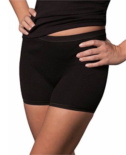 con-ta Pagenschlüpfer, weiche Unterwäsche aus Baumwolle und Angora, warme Damenunterwäsche, Bequeme Panty, in Schwarz, Größe: 38 von con-ta