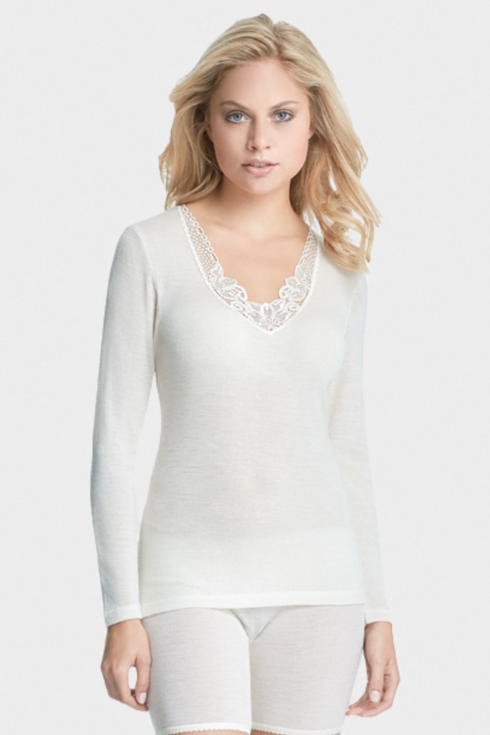 langarm Shirt Merino von con-ta