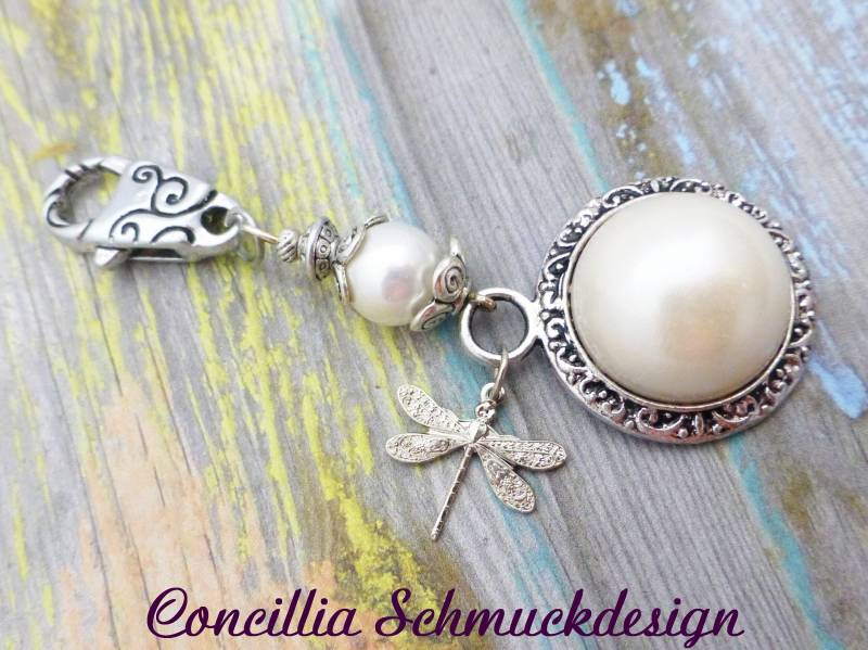 Anhänger Perlmutt Mit Libelle von concilliadesign