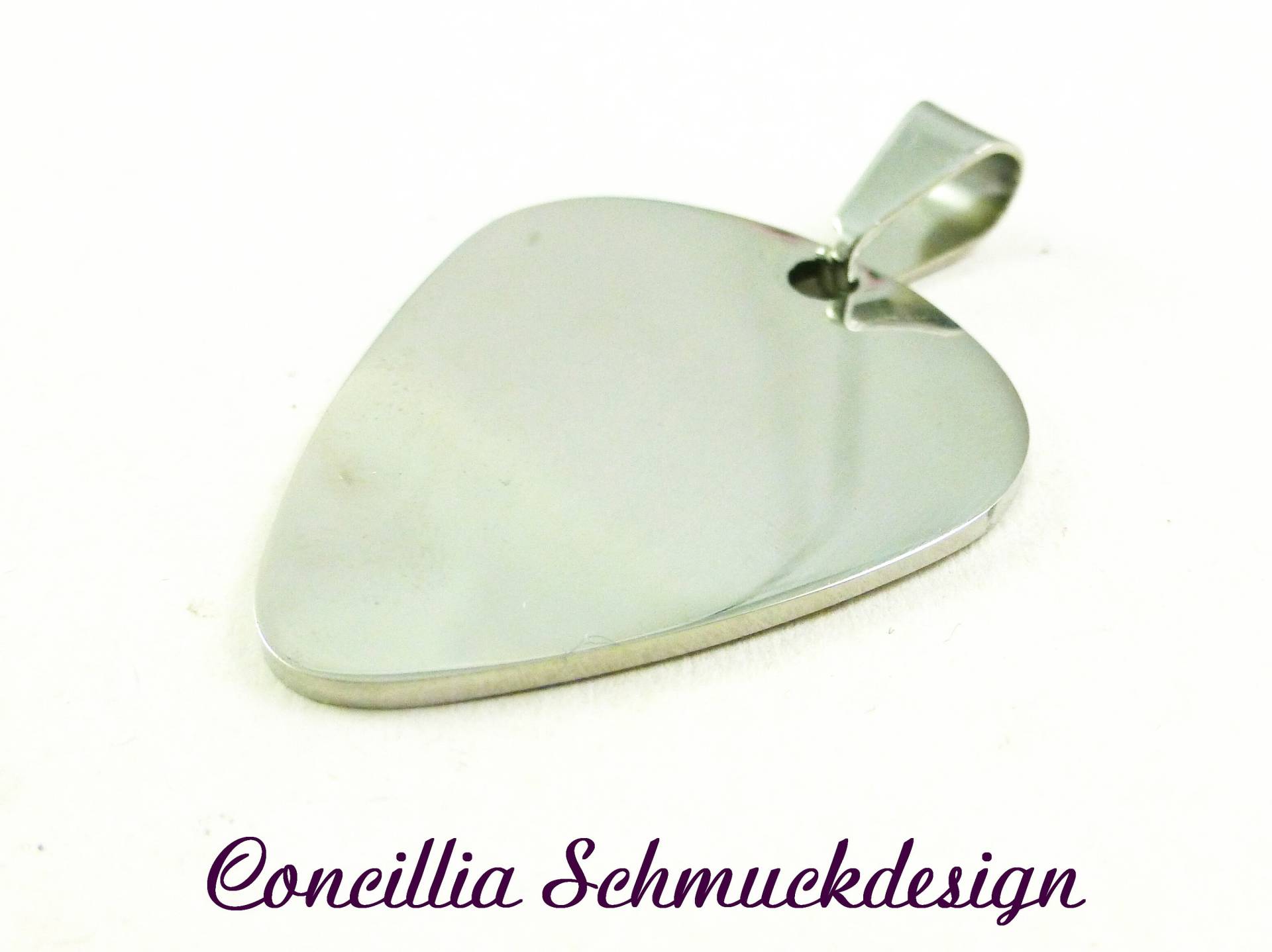Anhänger Plectrum Edelstahl von concilliadesign