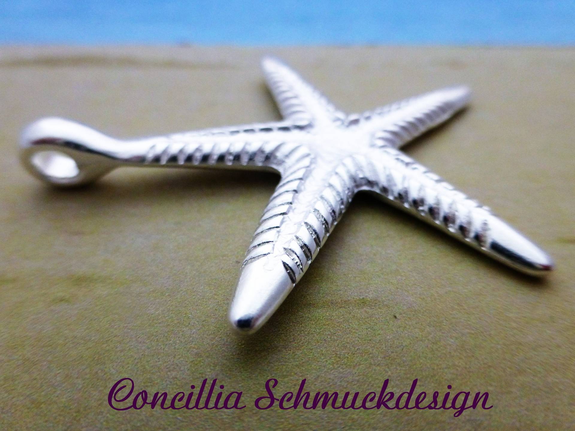 Anhänger Seestern Versilbert Anhänger Seestern Versilbert von concilliadesign