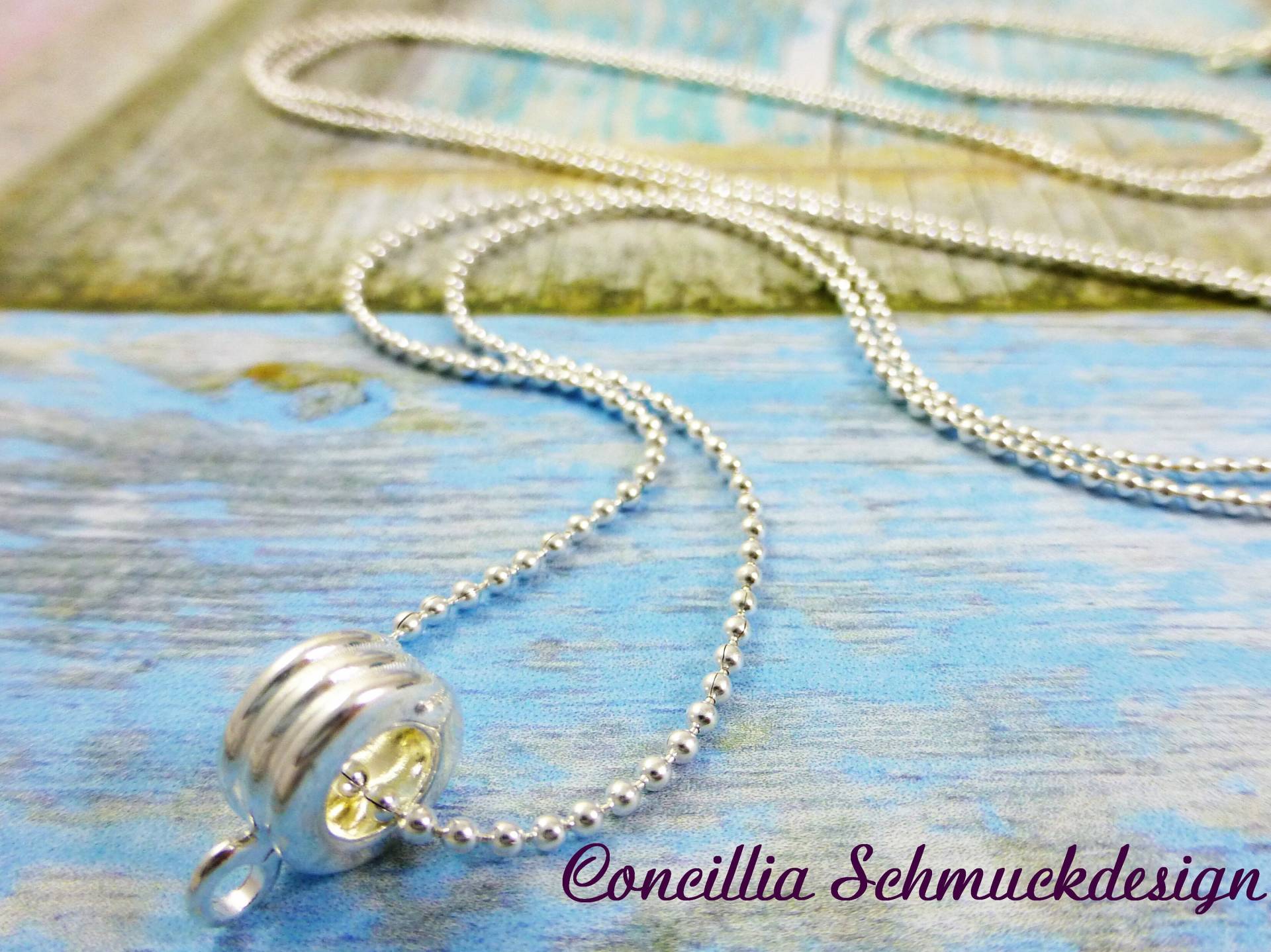 Basic Kugelkette Versilbert 100 cm Mit Verbinder Basic Kugelkette Versilbert 100 cm Mit Verbinder von concilliadesign