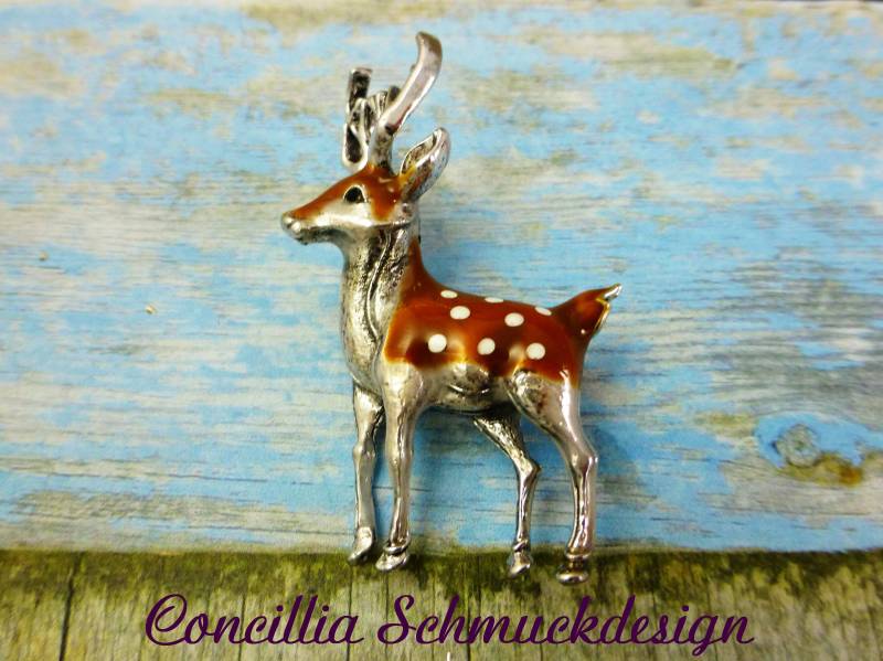 Brosche Hirschkitz von concilliadesign